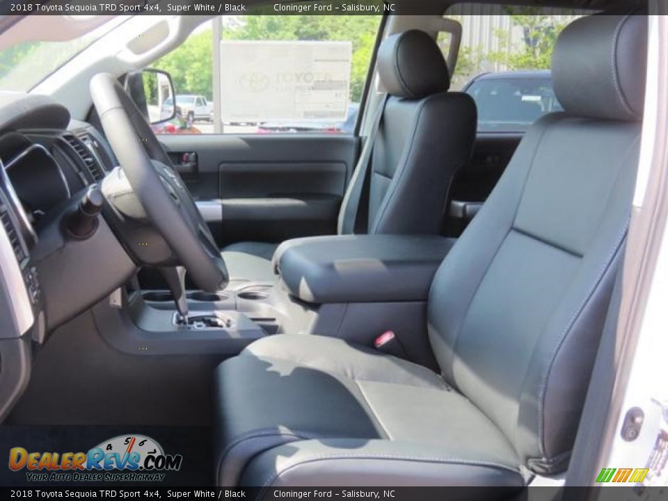 2018 Toyota Sequoia TRD Sport 4x4 Super White / Black Photo #9