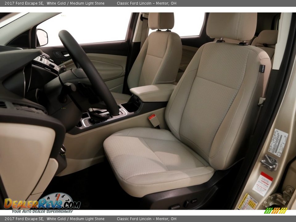 2017 Ford Escape SE White Gold / Medium Light Stone Photo #7