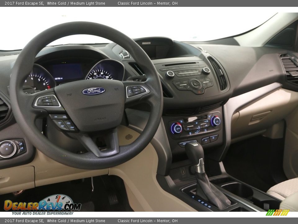 2017 Ford Escape SE White Gold / Medium Light Stone Photo #8