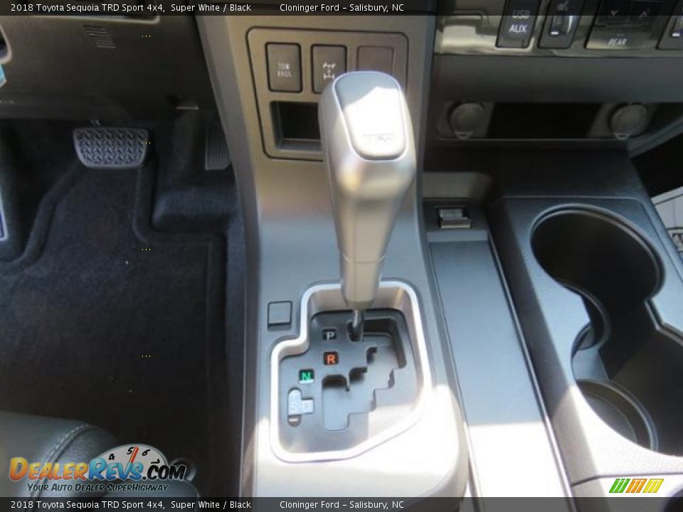 2018 Toyota Sequoia TRD Sport 4x4 Super White / Black Photo #17