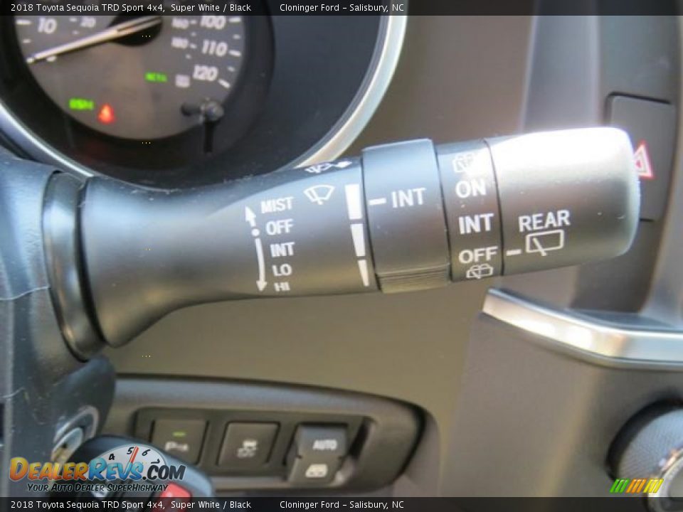 2018 Toyota Sequoia TRD Sport 4x4 Super White / Black Photo #22