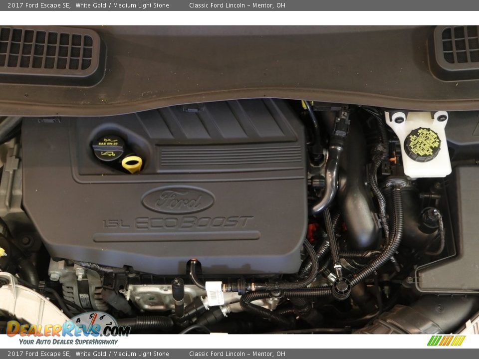 2017 Ford Escape SE White Gold / Medium Light Stone Photo #20