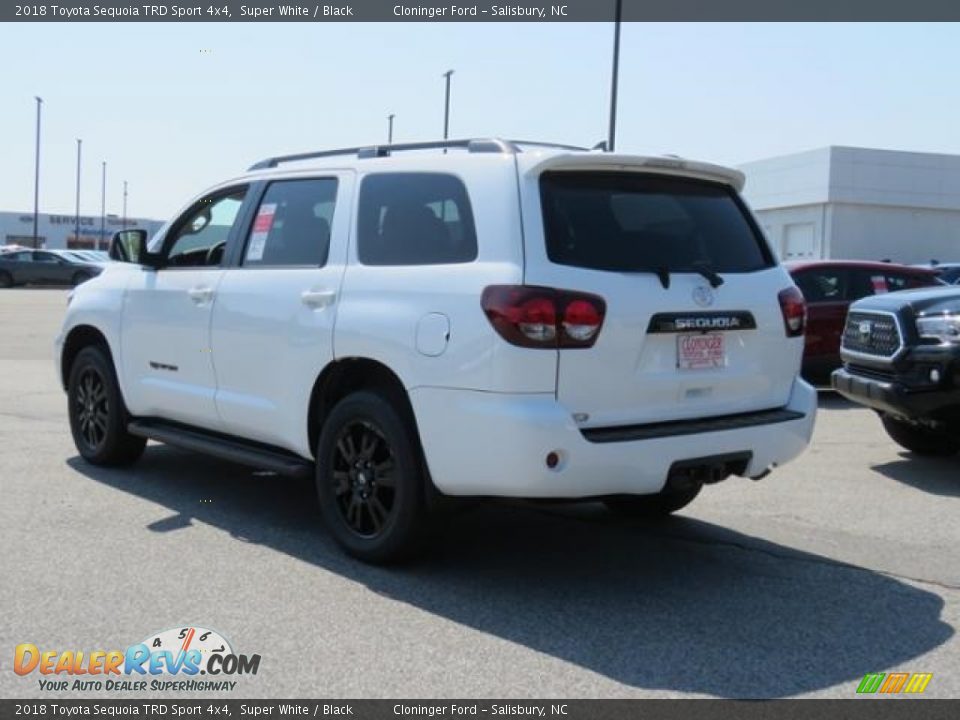 2018 Toyota Sequoia TRD Sport 4x4 Super White / Black Photo #27