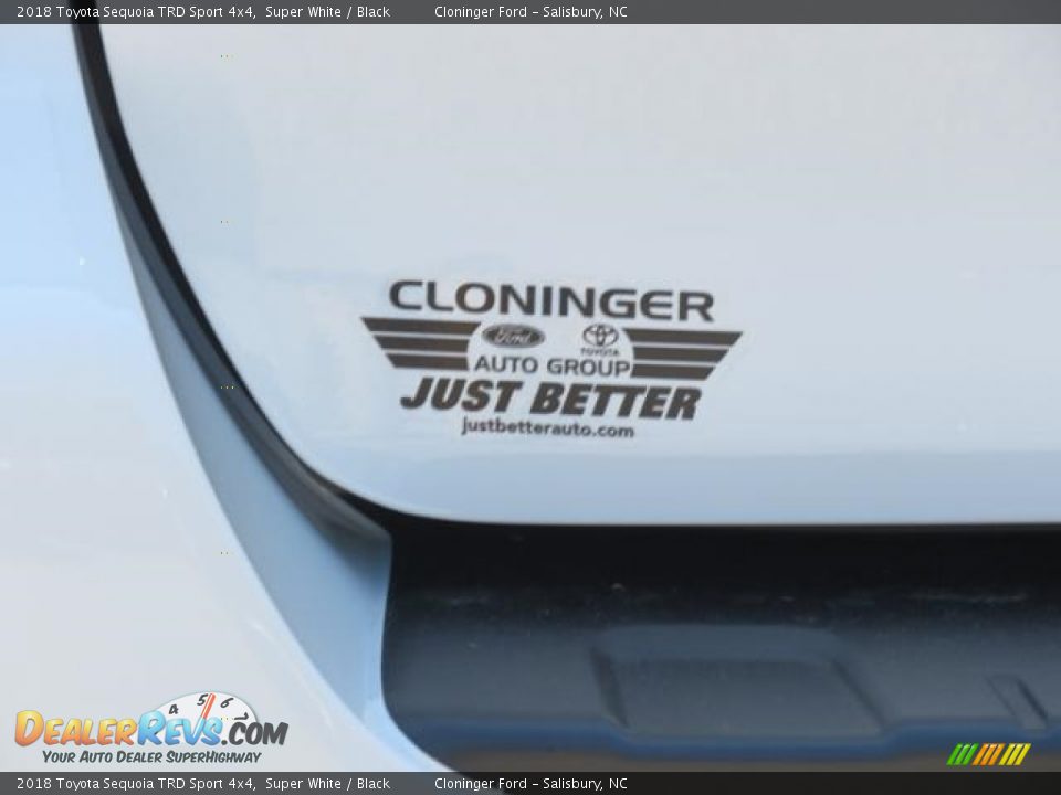 2018 Toyota Sequoia TRD Sport 4x4 Super White / Black Photo #28