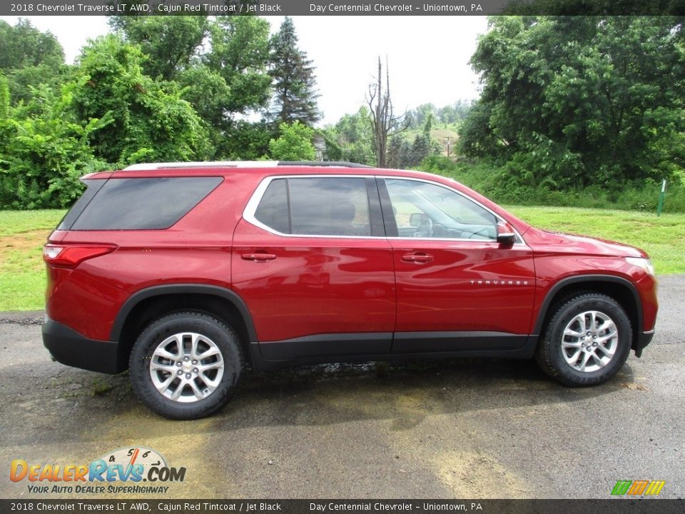 2018 Chevrolet Traverse LT AWD Cajun Red Tintcoat / Jet Black Photo #2