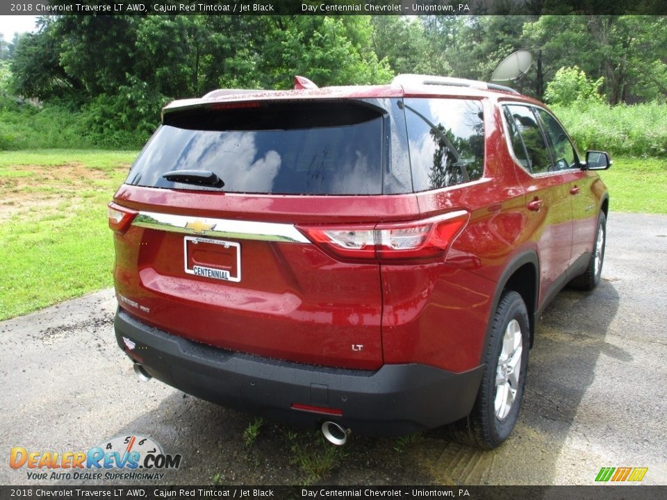 2018 Chevrolet Traverse LT AWD Cajun Red Tintcoat / Jet Black Photo #3