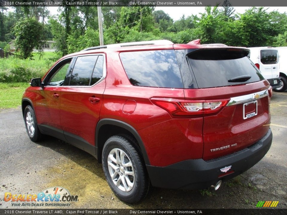 2018 Chevrolet Traverse LT AWD Cajun Red Tintcoat / Jet Black Photo #5
