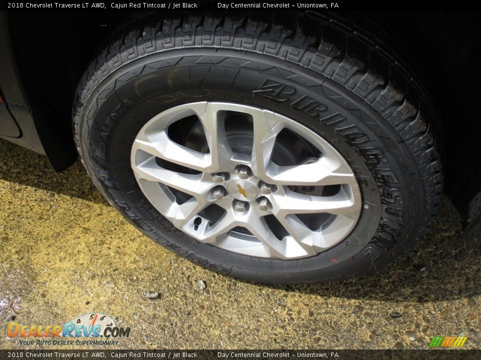 2018 Chevrolet Traverse LT AWD Cajun Red Tintcoat / Jet Black Photo #6