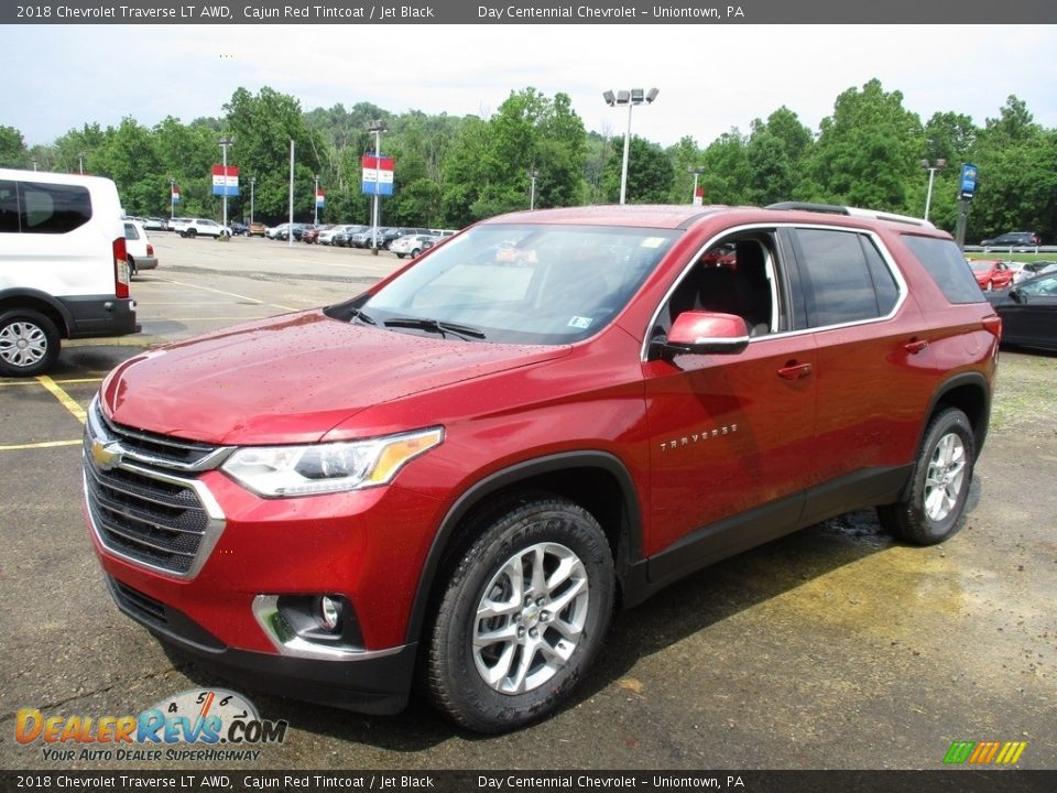 2018 Chevrolet Traverse LT AWD Cajun Red Tintcoat / Jet Black Photo #7