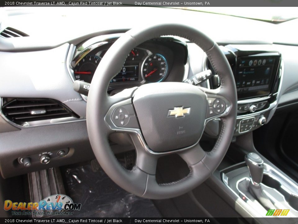 2018 Chevrolet Traverse LT AWD Cajun Red Tintcoat / Jet Black Photo #14