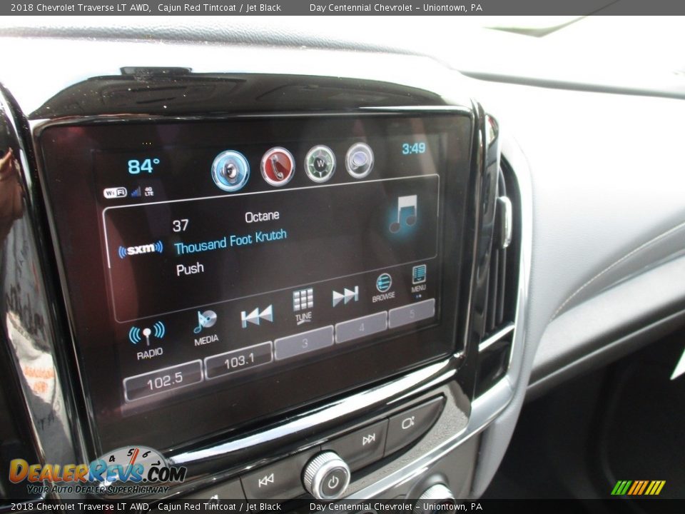 2018 Chevrolet Traverse LT AWD Cajun Red Tintcoat / Jet Black Photo #17