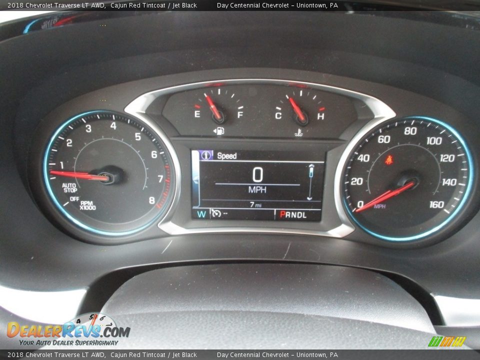 2018 Chevrolet Traverse LT AWD Cajun Red Tintcoat / Jet Black Photo #20