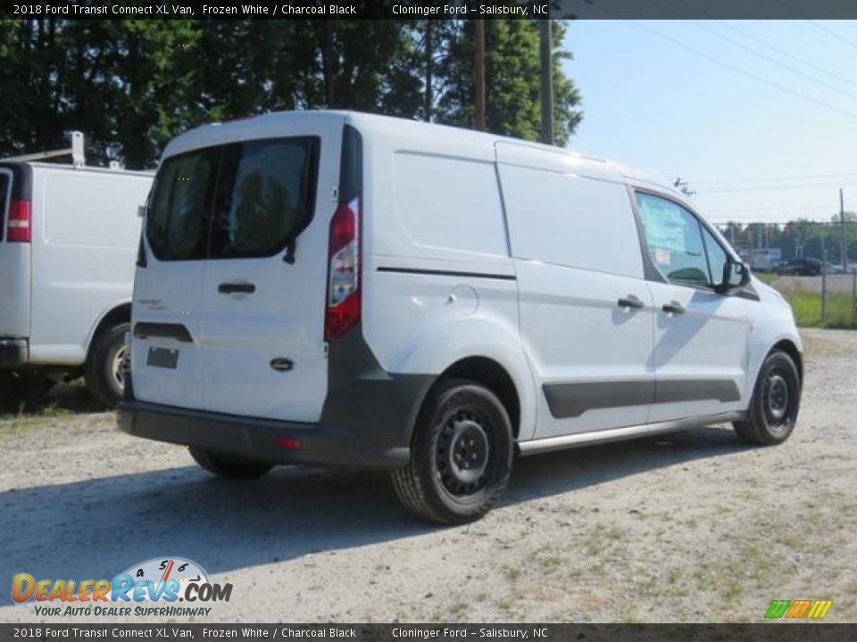 2018 Ford Transit Connect XL Van Frozen White / Charcoal Black Photo #19