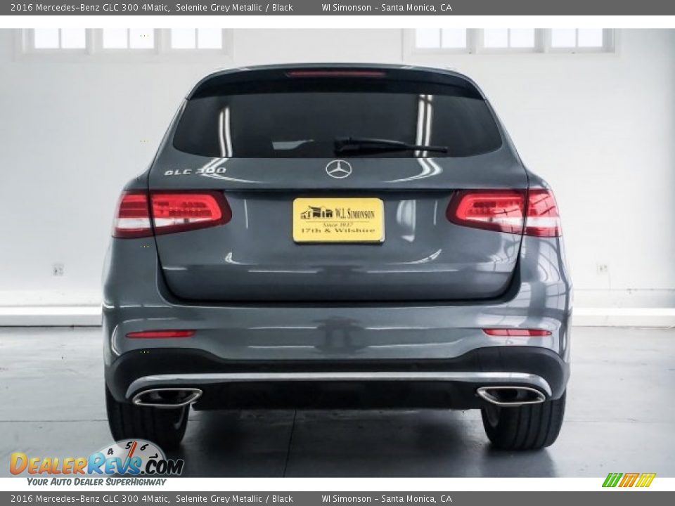 2016 Mercedes-Benz GLC 300 4Matic Selenite Grey Metallic / Black Photo #3