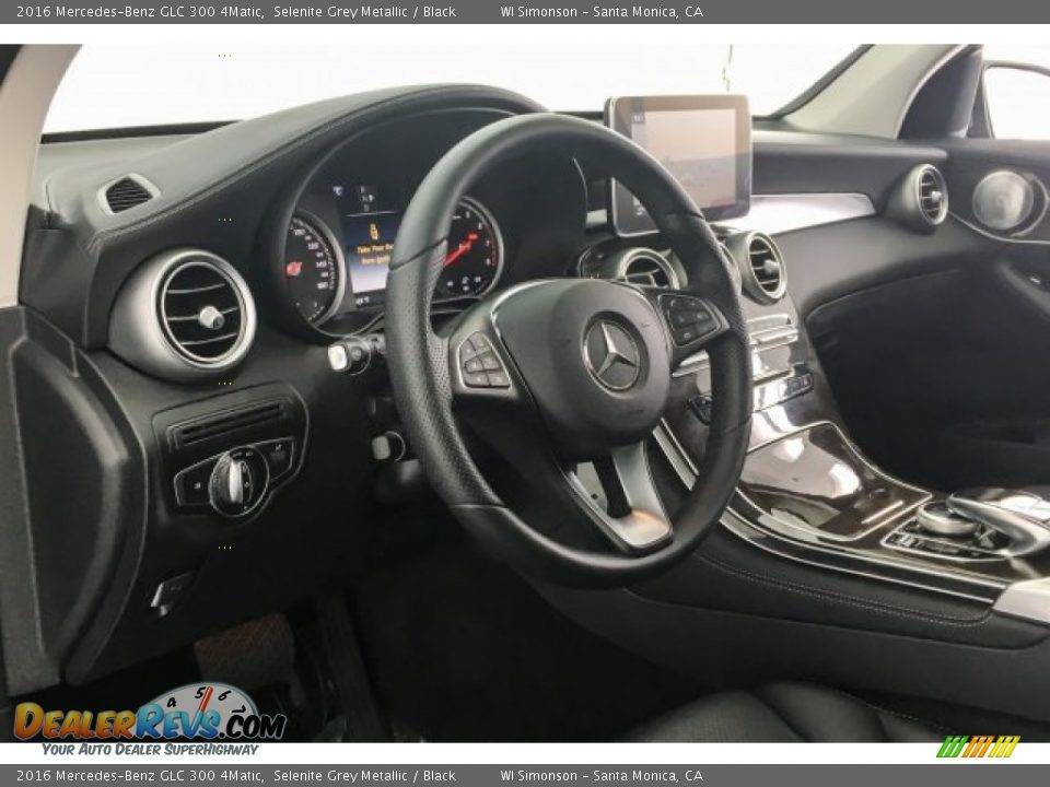 2016 Mercedes-Benz GLC 300 4Matic Selenite Grey Metallic / Black Photo #20