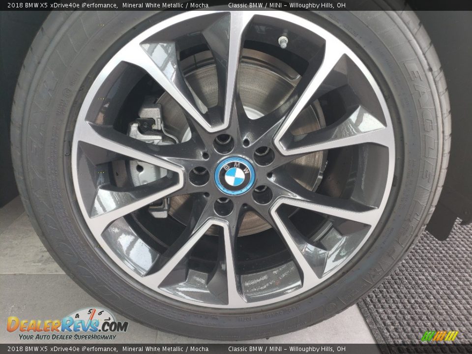 2018 BMW X5 xDrive40e iPerfomance Mineral White Metallic / Mocha Photo #5