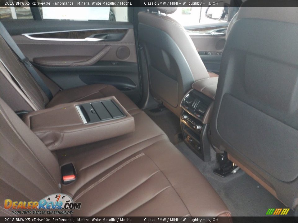 2018 BMW X5 xDrive40e iPerfomance Mineral White Metallic / Mocha Photo #7