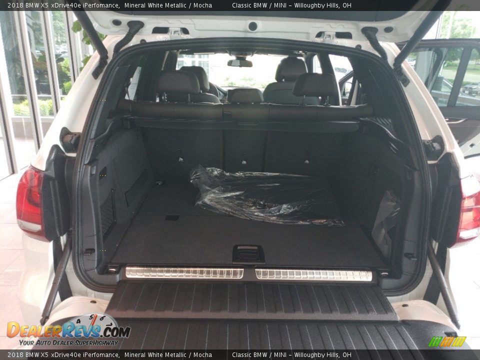 2018 BMW X5 xDrive40e iPerfomance Mineral White Metallic / Mocha Photo #8