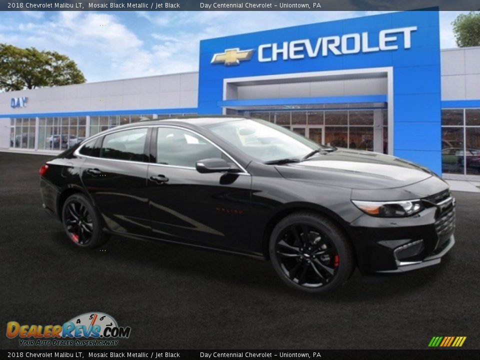 2018 Chevrolet Malibu LT Mosaic Black Metallic / Jet Black Photo #1