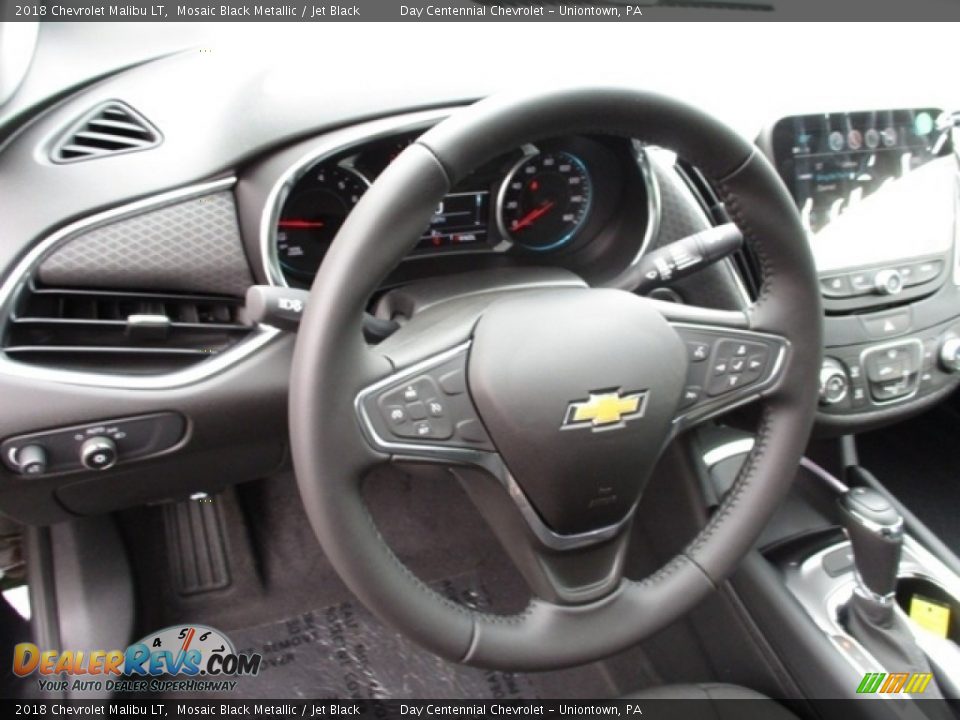 2018 Chevrolet Malibu LT Mosaic Black Metallic / Jet Black Photo #11