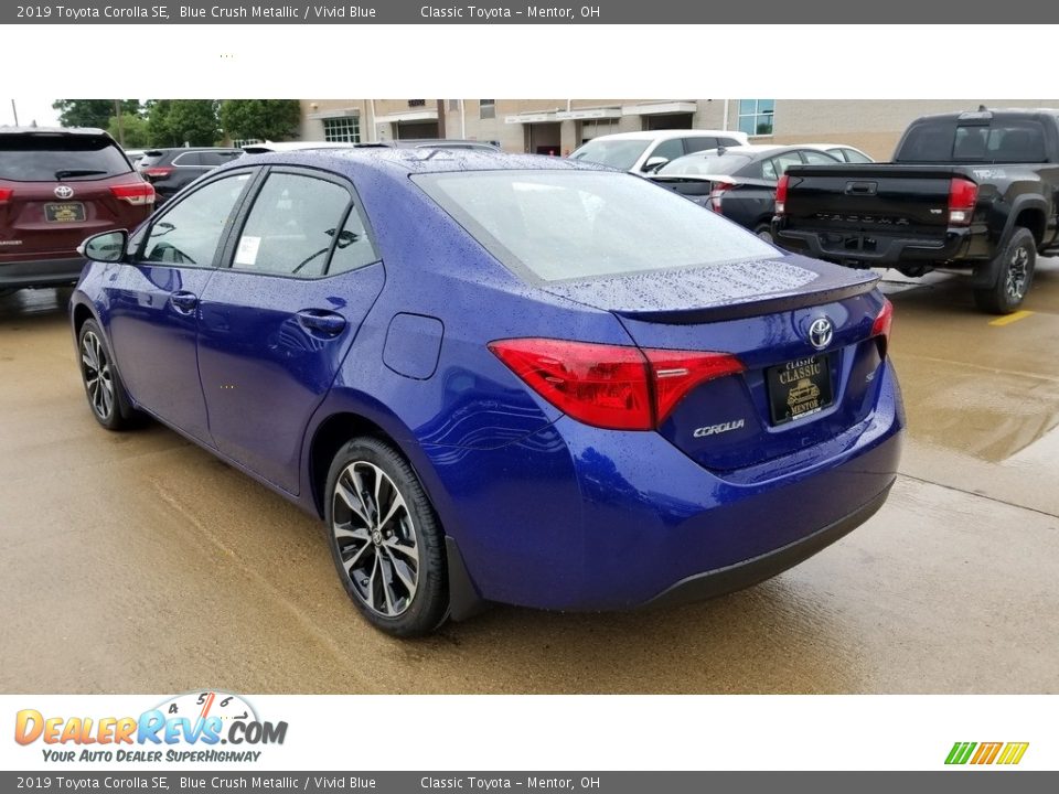 2019 Toyota Corolla SE Blue Crush Metallic / Vivid Blue Photo #2