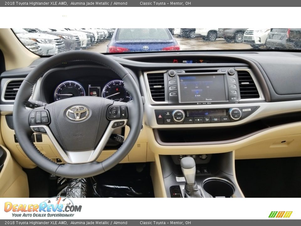 2018 Toyota Highlander XLE AWD Alumina Jade Metallic / Almond Photo #5