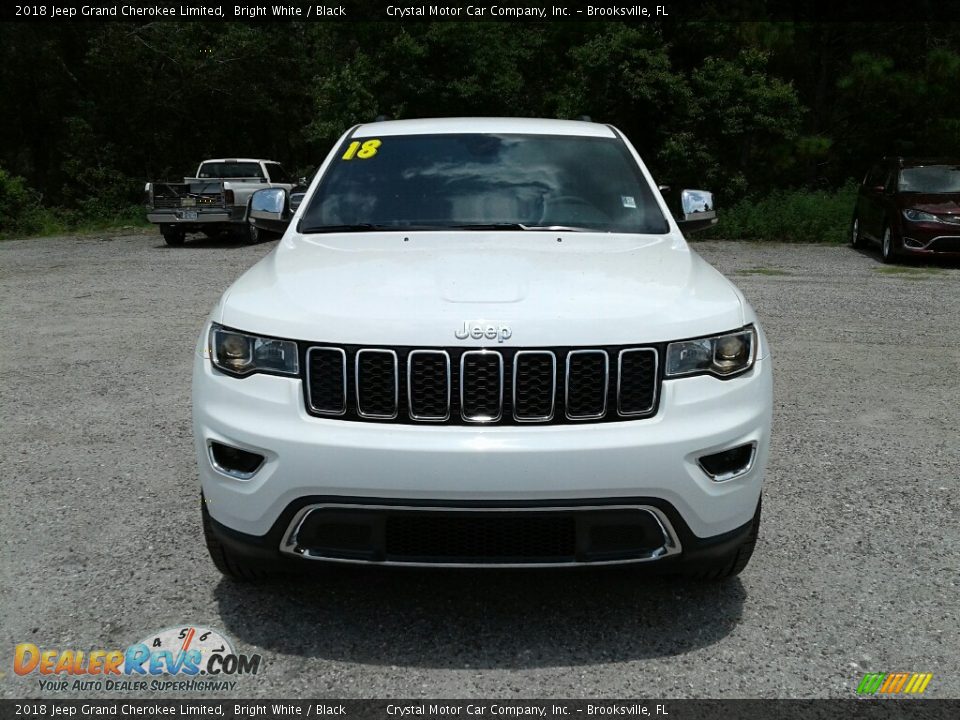 2018 Jeep Grand Cherokee Limited Bright White / Black Photo #8