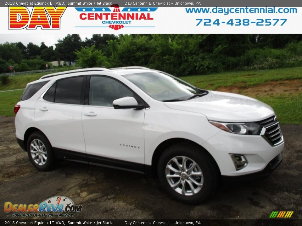 2018 Chevrolet Equinox LT AWD Summit White / Jet Black Photo #1