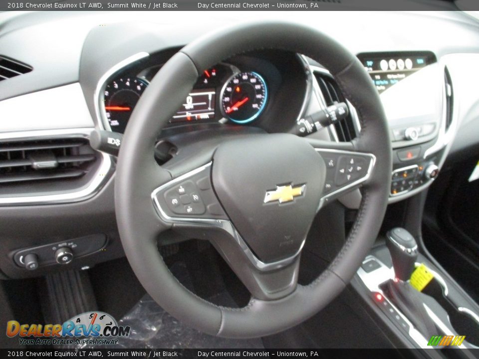 2018 Chevrolet Equinox LT AWD Summit White / Jet Black Photo #9