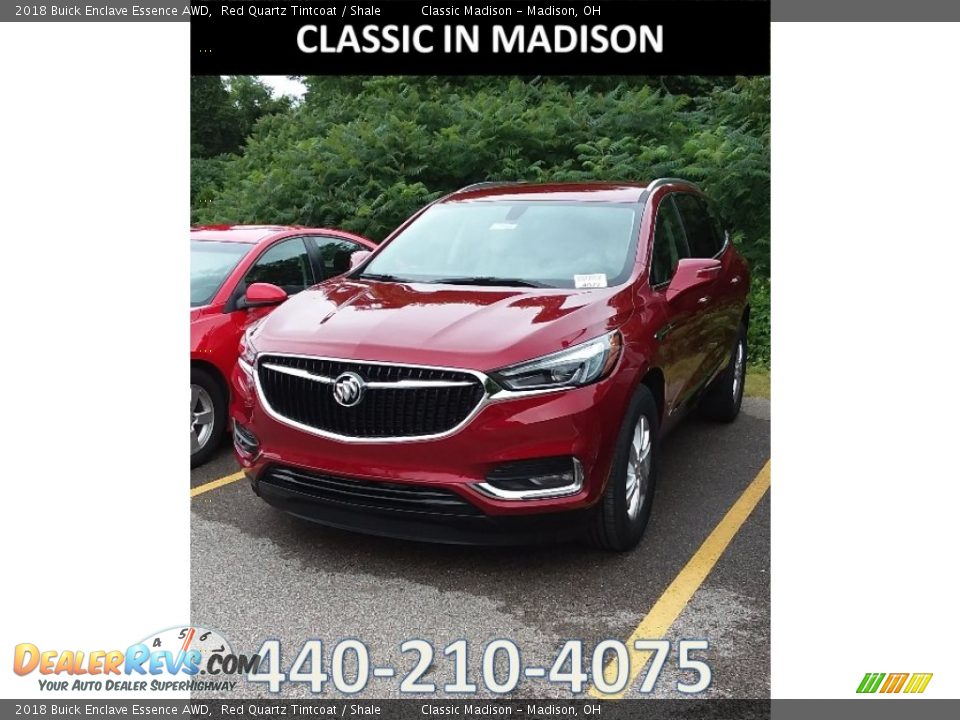 2018 Buick Enclave Essence AWD Red Quartz Tintcoat / Shale Photo #1