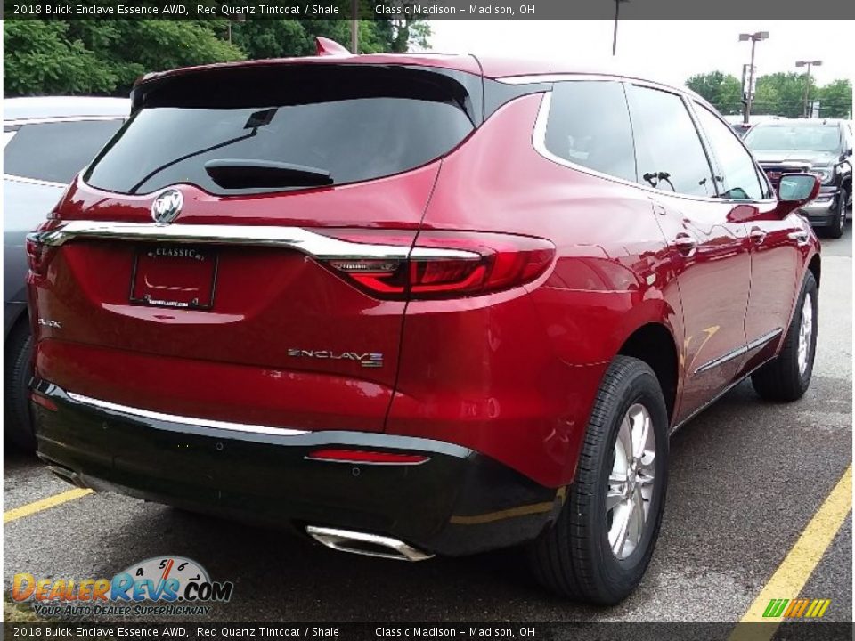 2018 Buick Enclave Essence AWD Red Quartz Tintcoat / Shale Photo #2