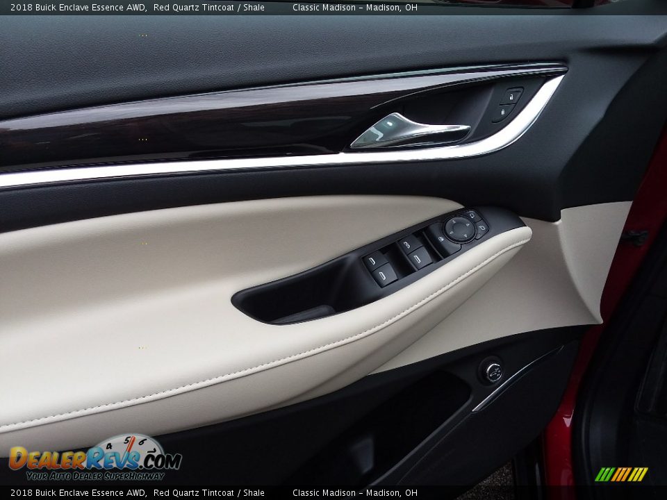2018 Buick Enclave Essence AWD Red Quartz Tintcoat / Shale Photo #3