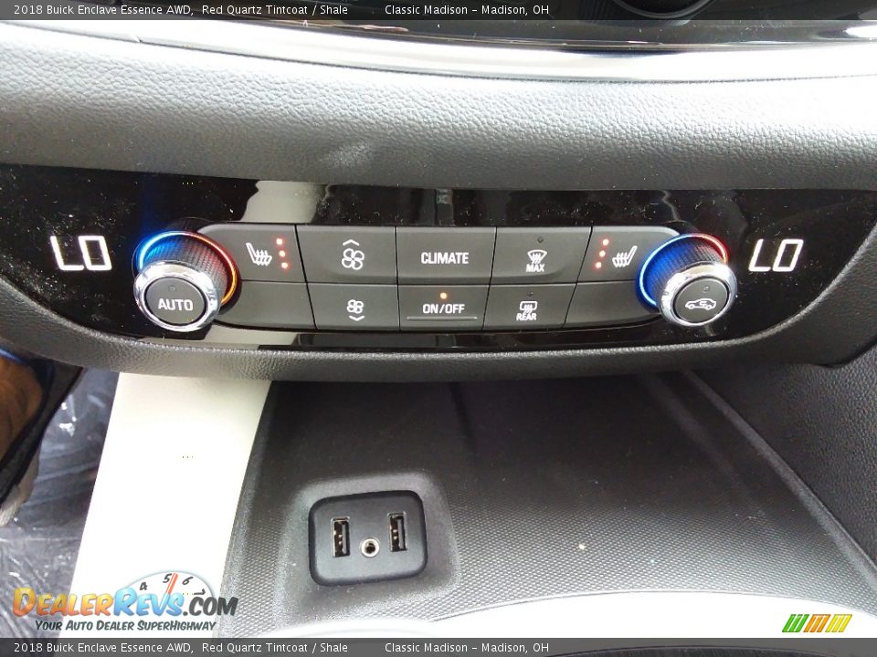 2018 Buick Enclave Essence AWD Red Quartz Tintcoat / Shale Photo #7