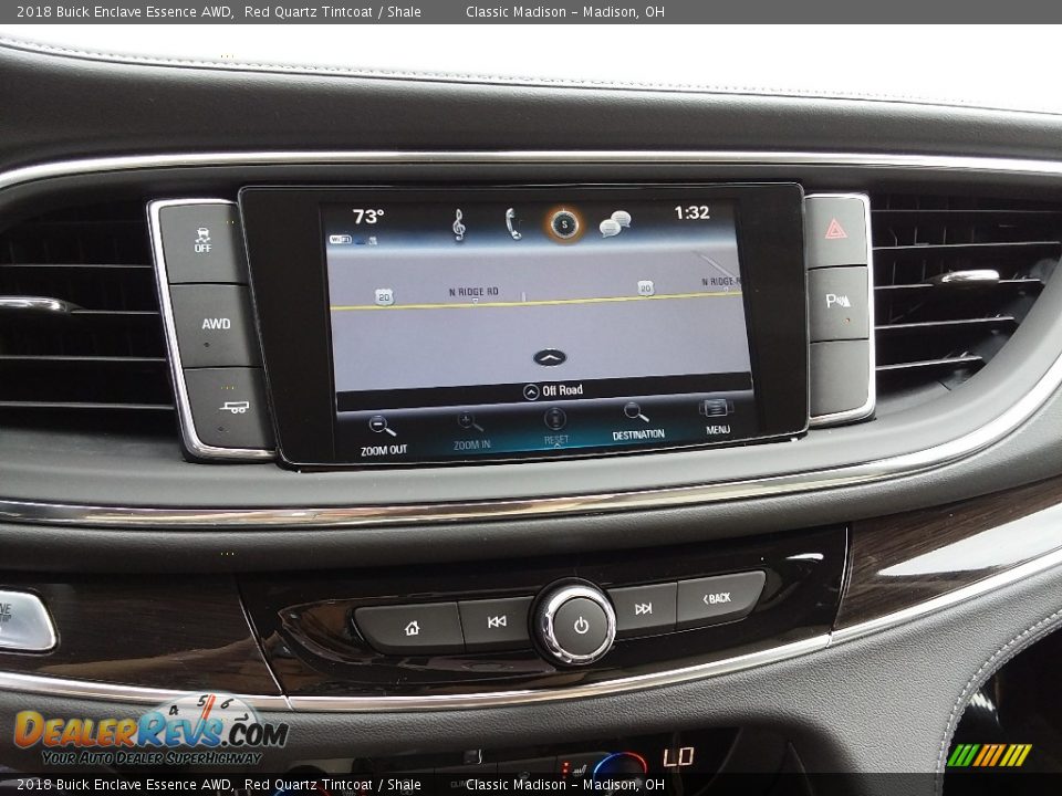 2018 Buick Enclave Essence AWD Red Quartz Tintcoat / Shale Photo #9