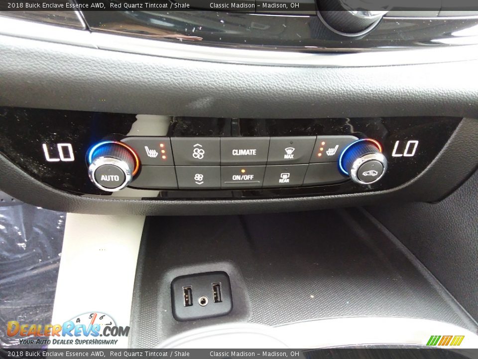 2018 Buick Enclave Essence AWD Red Quartz Tintcoat / Shale Photo #10