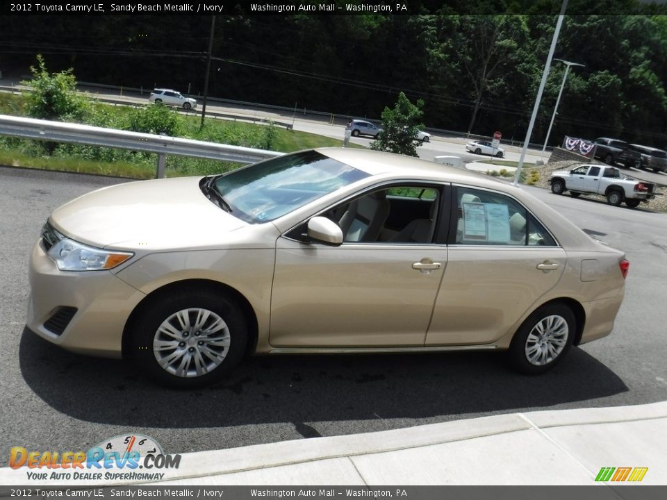 2012 Toyota Camry LE Sandy Beach Metallic / Ivory Photo #6