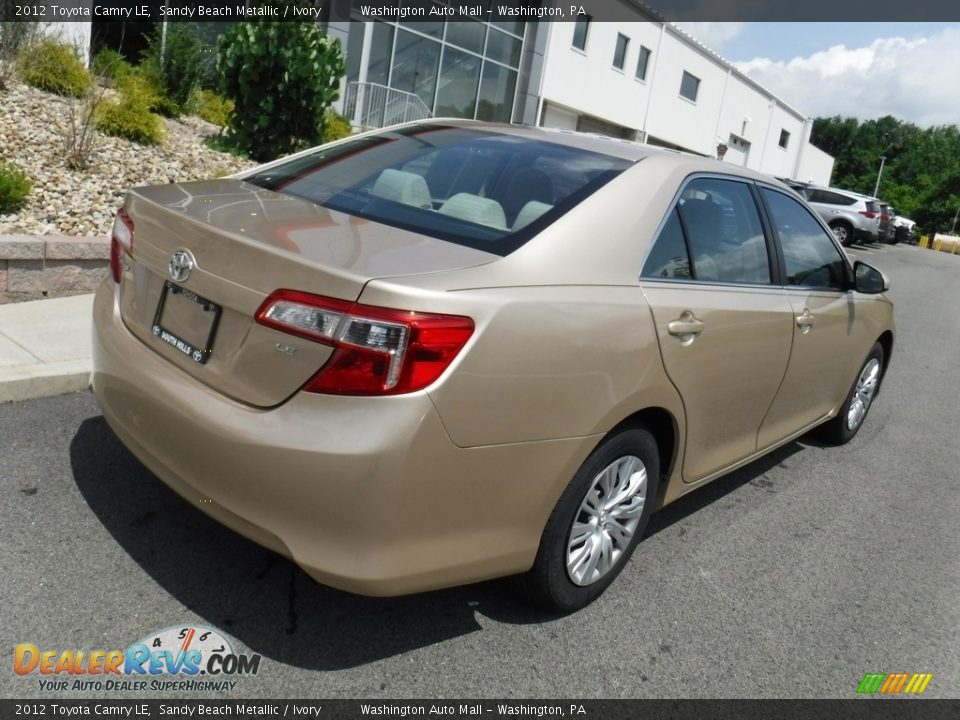 2012 Toyota Camry LE Sandy Beach Metallic / Ivory Photo #9