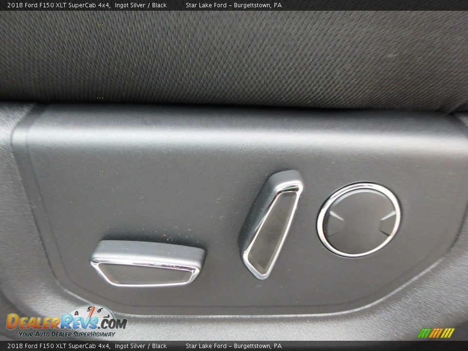 2018 Ford F150 XLT SuperCab 4x4 Ingot Silver / Black Photo #14