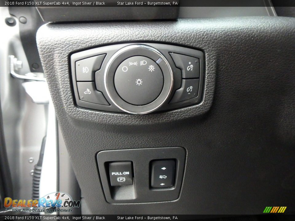 2018 Ford F150 XLT SuperCab 4x4 Ingot Silver / Black Photo #15