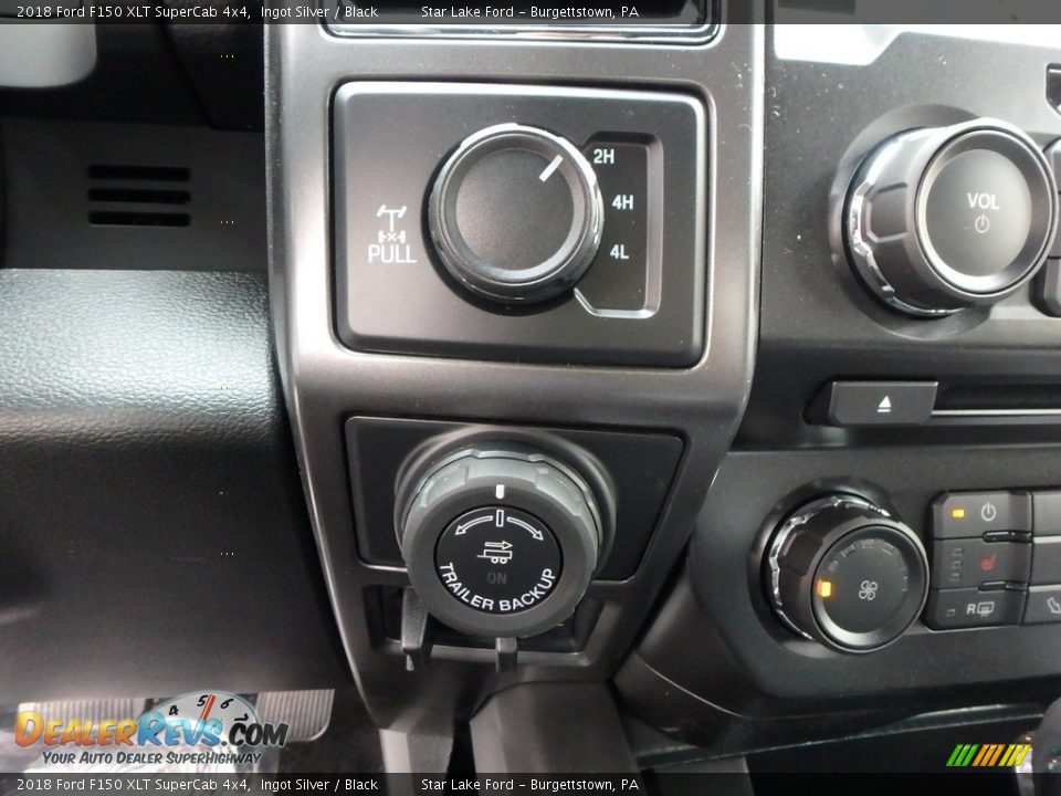 2018 Ford F150 XLT SuperCab 4x4 Ingot Silver / Black Photo #17