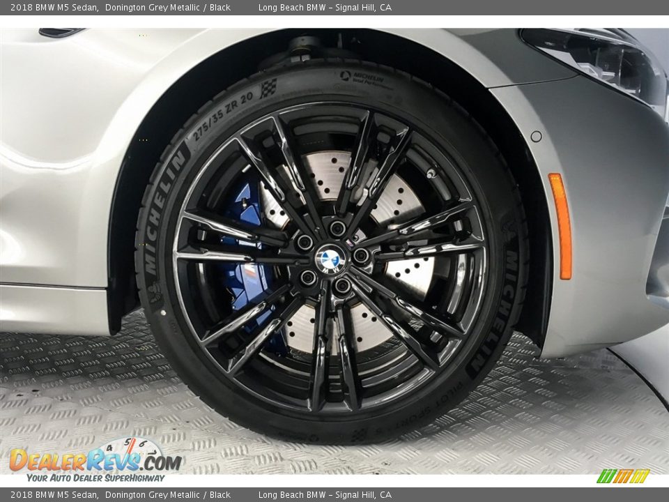2018 BMW M5 Sedan Donington Grey Metallic / Black Photo #9