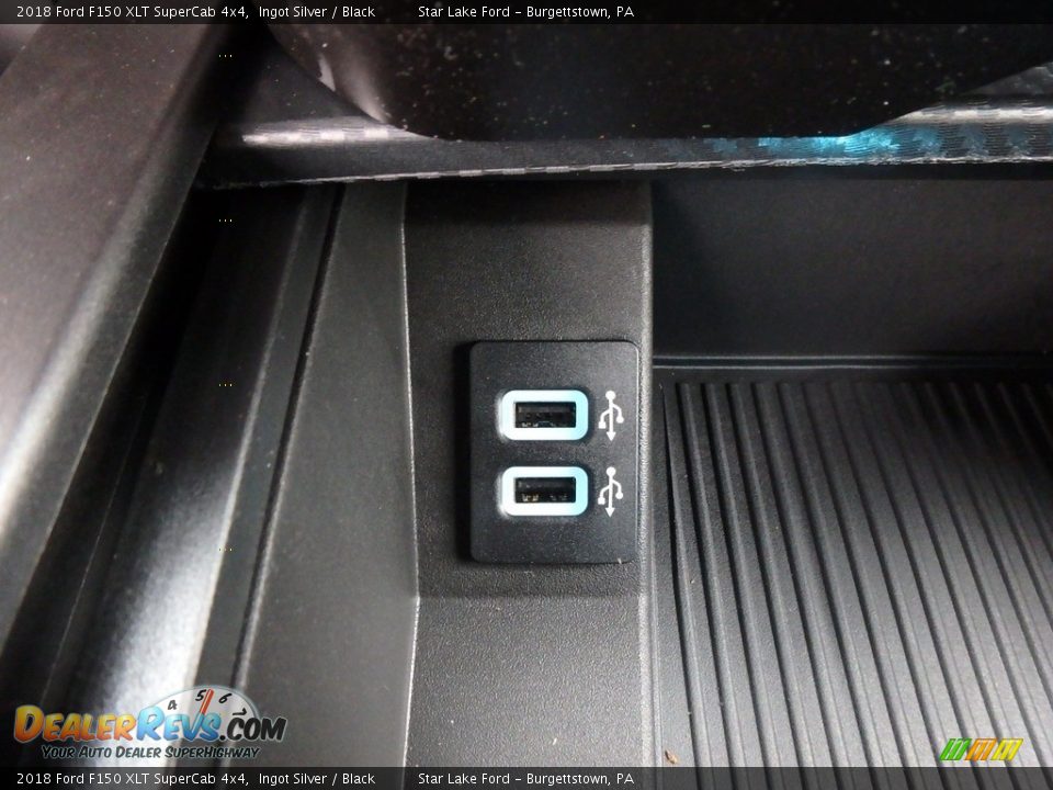 2018 Ford F150 XLT SuperCab 4x4 Ingot Silver / Black Photo #19