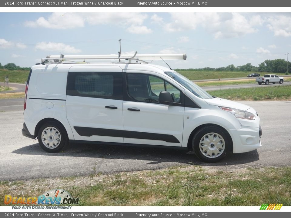 2014 Ford Transit Connect XLT Van Frozen White / Charcoal Black Photo #2
