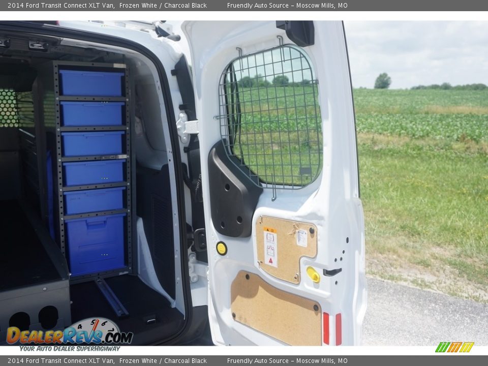 2014 Ford Transit Connect XLT Van Frozen White / Charcoal Black Photo #5