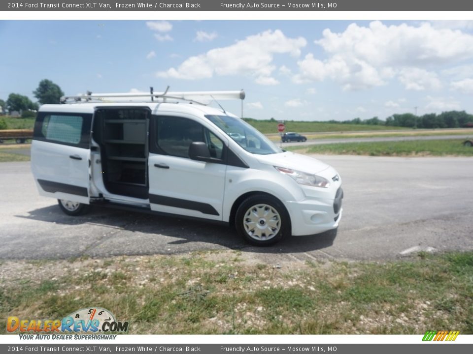 2014 Ford Transit Connect XLT Van Frozen White / Charcoal Black Photo #9