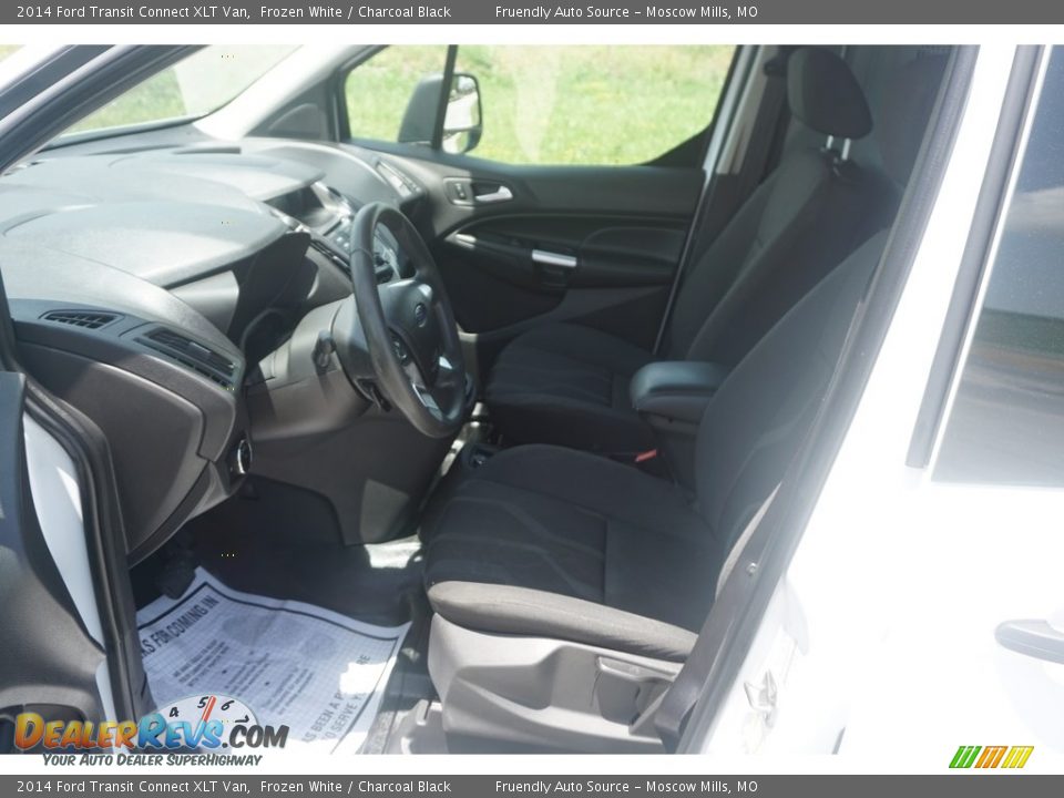 2014 Ford Transit Connect XLT Van Frozen White / Charcoal Black Photo #11