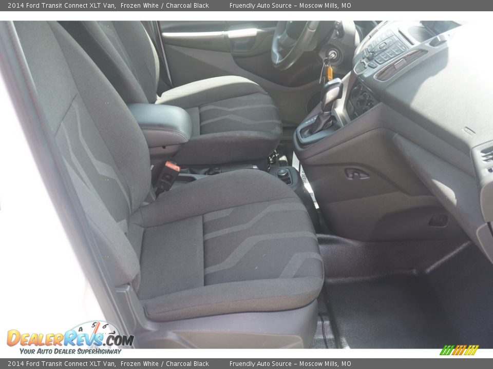 2014 Ford Transit Connect XLT Van Frozen White / Charcoal Black Photo #12