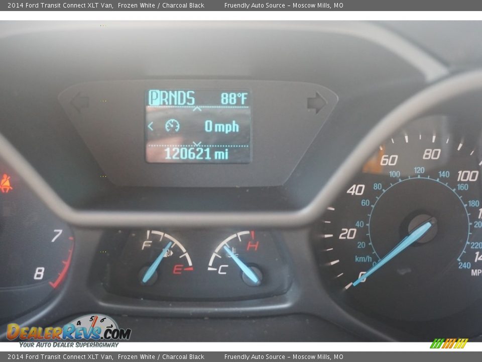 2014 Ford Transit Connect XLT Van Frozen White / Charcoal Black Photo #13