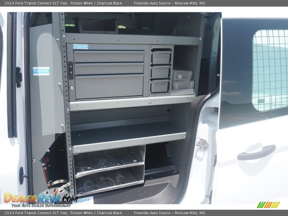 2014 Ford Transit Connect XLT Van Frozen White / Charcoal Black Photo #15