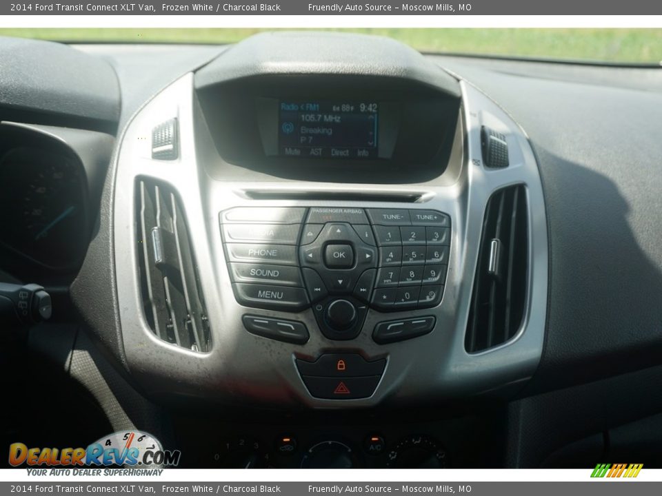 2014 Ford Transit Connect XLT Van Frozen White / Charcoal Black Photo #17